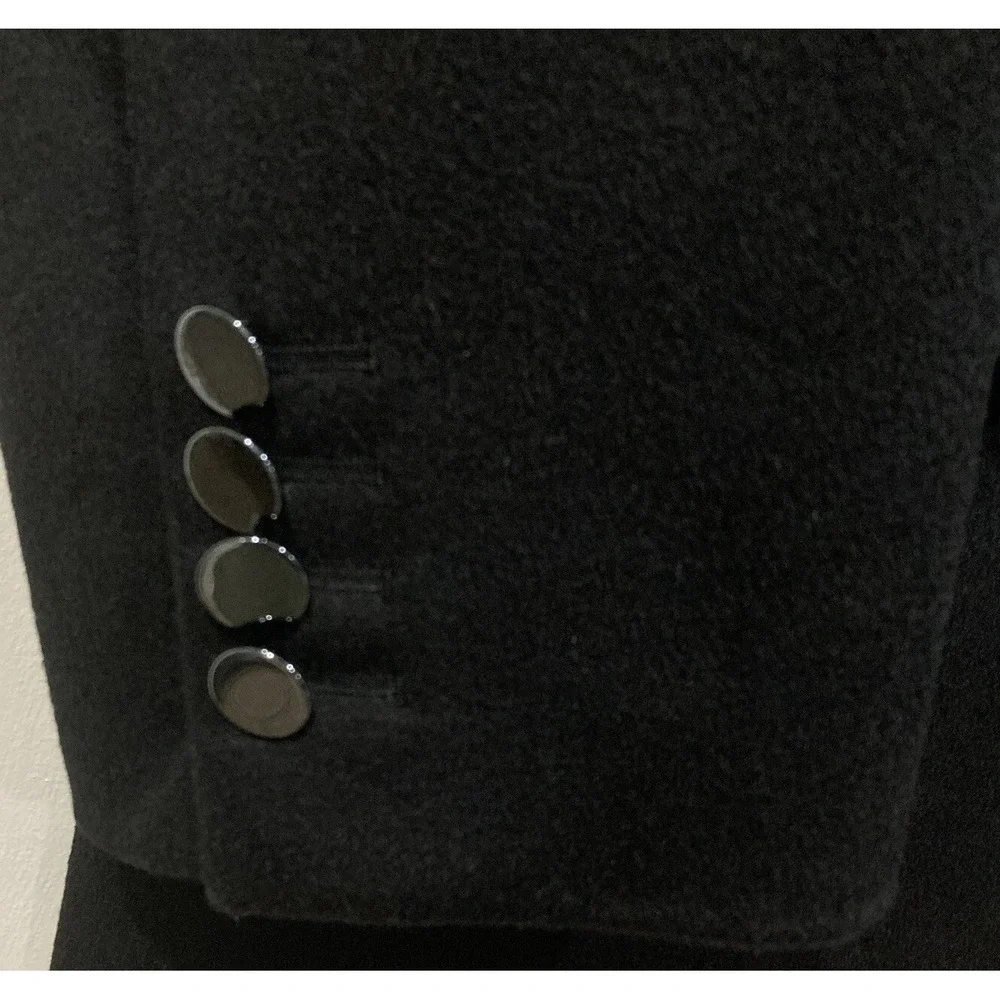 Paul Stuart 100% Cashmere Black Blazer 44 Regular Made in Italy‎
